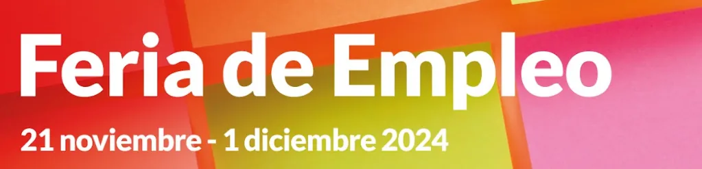 #feriaempleoUSAL. 21 de noviembre al 1 de diciembre de 2024.